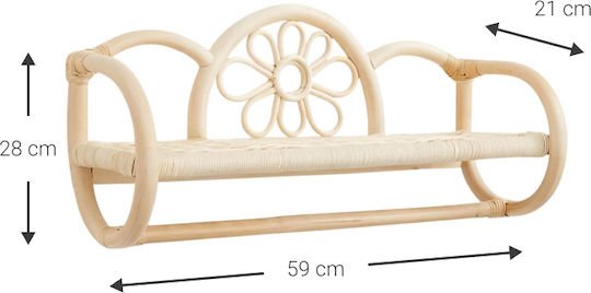 Raft Julep Bej 59x21x28cm