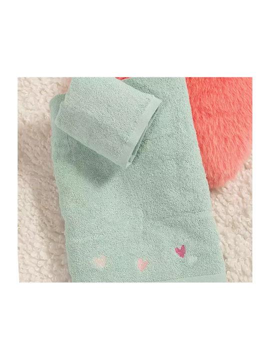 Nef-Nef Homeware Set Babyhandtücher 2 Stück Hearts Attack Hearts Attack 70 cmx140cm Gewicht 420gr/m²