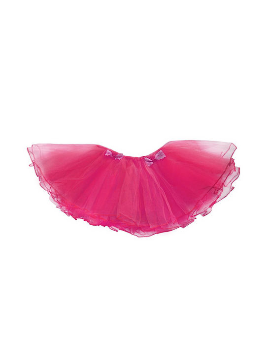 Godance Παιδική Φούστα 3-Layer Tutu Φούξια