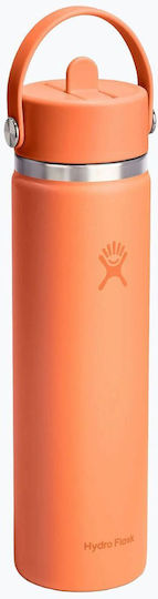 Hydro Flask Μπουκάλι Θερμός Ανοξείδωτο 621ml Nectar με Καλαμάκι