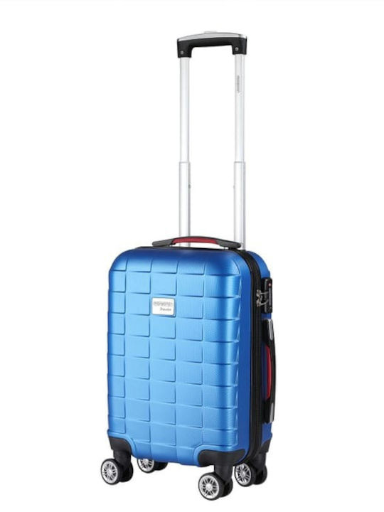 Monzana Valiză de Călătorie de Cabină Dura Albastră cu 4 Roți Înălțime 53cm