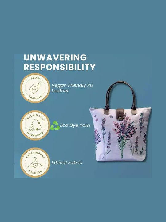 Signare Τσάντα Shopping Πτυσσόμενη Lavender