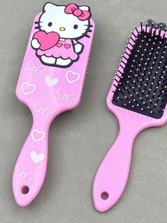 Sanrio Παιδική Βούρτσα Μαλλιών Hello Kitty Ροζ