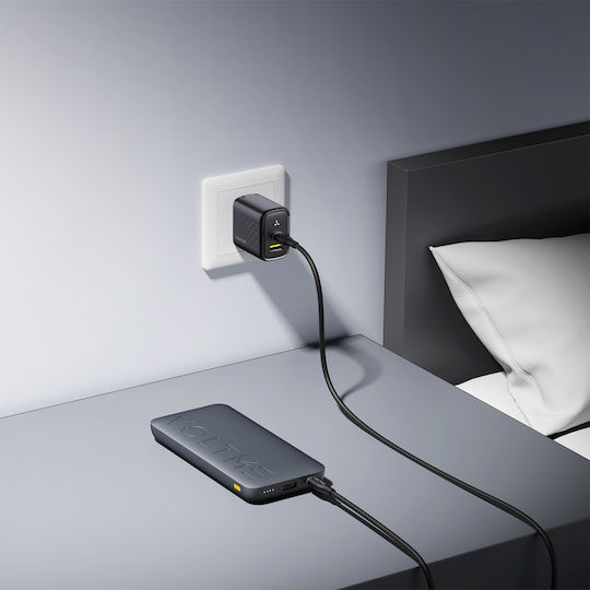 Voltme Hypercore Power Bank 20000mAh 22.5W με Θύρα USB-A και Θύρα USB-C Μπλε