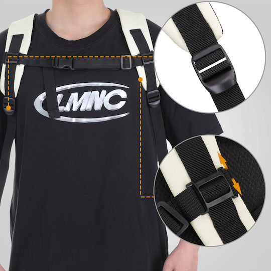 Cadoca Rucsac pentru transport câine / pisici Alb M41xL31xA30cm.