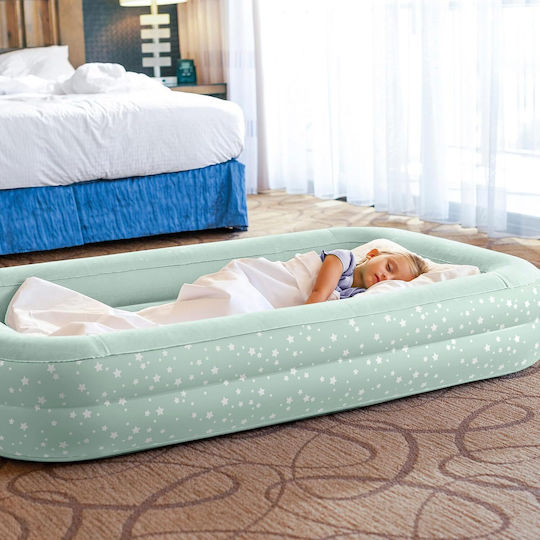 Saltea Gonflabilă de Camping Mattress 168x107x25εκ. Albastru