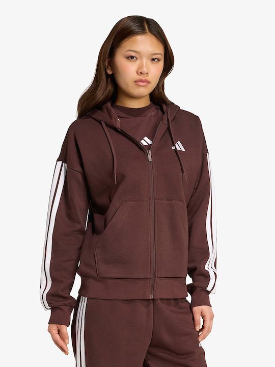 Women's Sweatshirt Hooded Brown