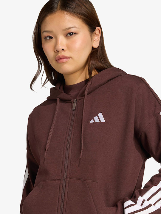 Women's Sweatshirt Hooded Brown