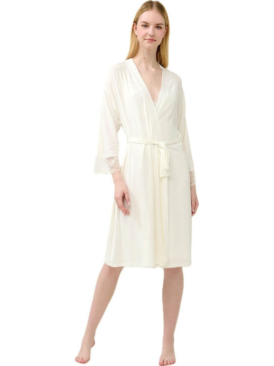 Vamp Summer Women's Pyjama Set Cream