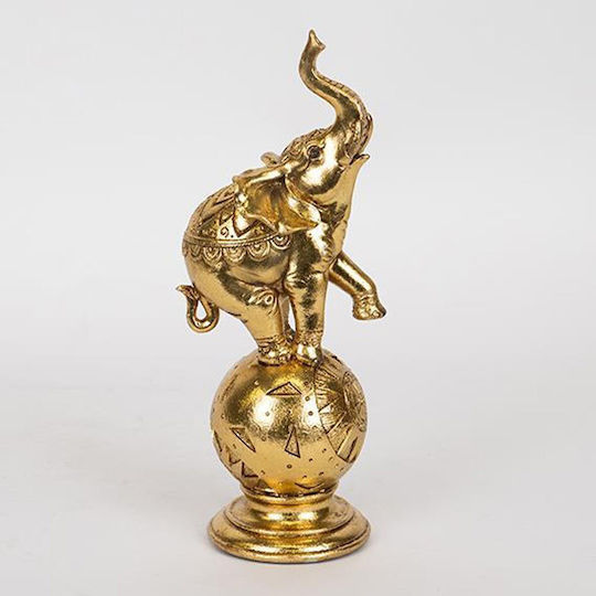 Table Decorative Elephant Sphere Gold 13x9x31cm 12909 752-11555