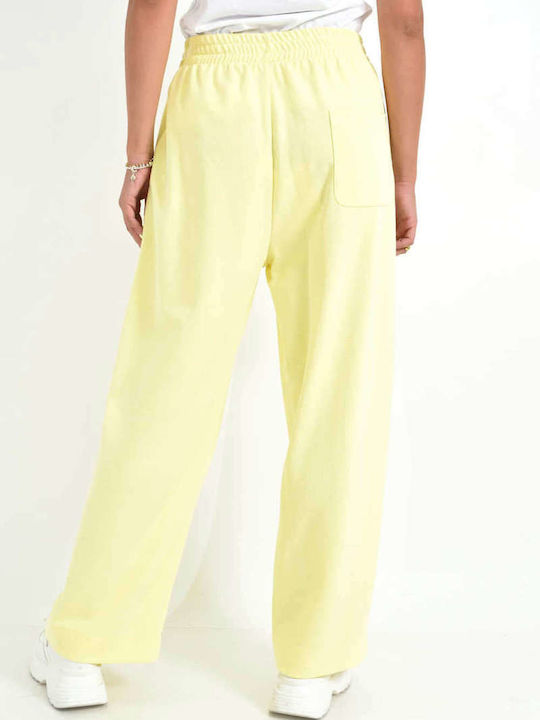 Sweatpants Wide Yellow