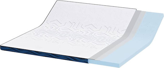 vidaXL Topper King Size Poliester 200x200x8buc