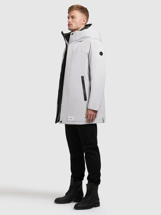 Winter Jacket Parka Waterproof Gray