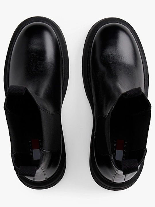 Leather Women's Chelsea Boots Black
