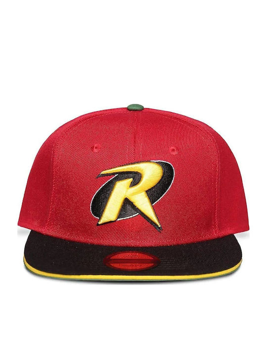 Dc Comics Robin Curved Bill Cap Logo