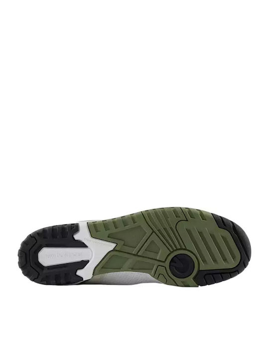 550 Court Sneakers White / Dark Olive
