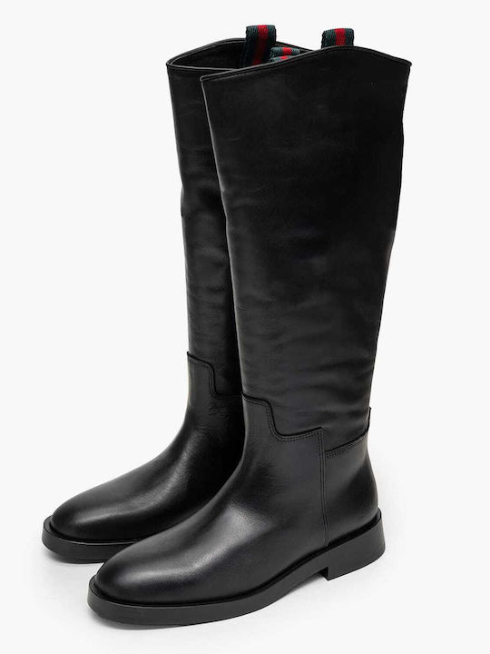 Leather Women's Boots Black