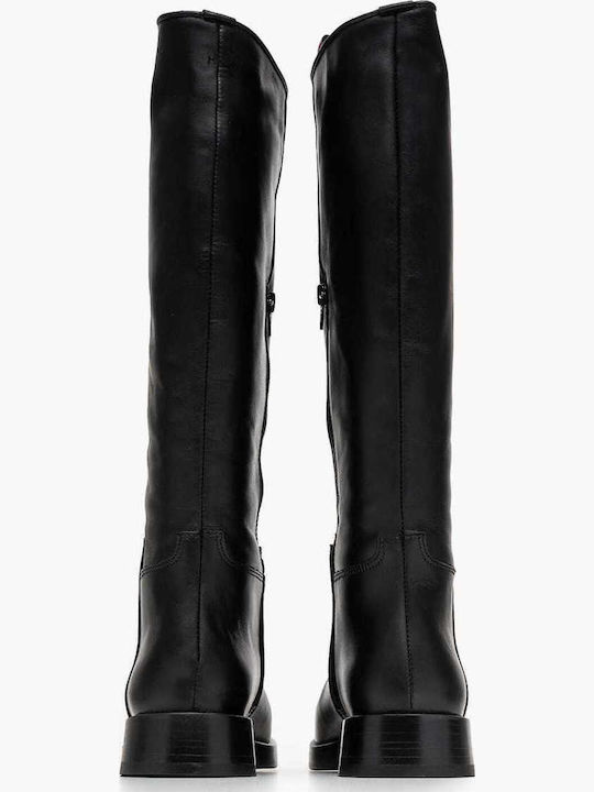 Leather Women's Boots Black
