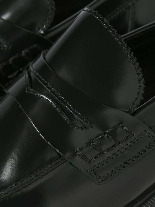 Men's Leather Moccasins Black