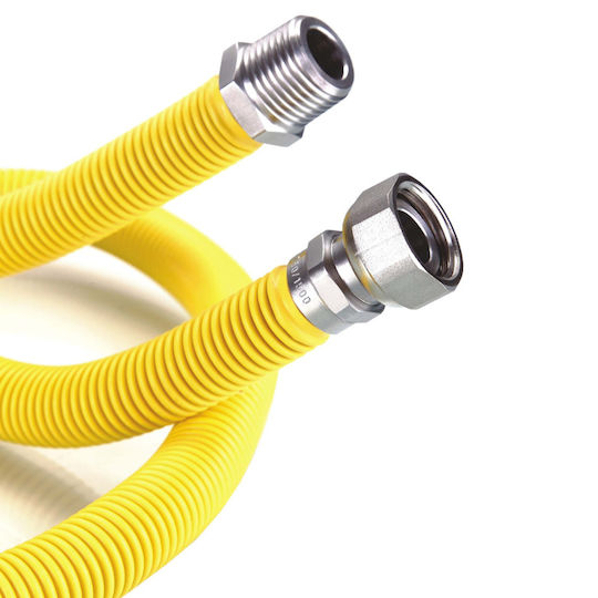 AZ INTEC Gas Hose with Length 2m Yellow