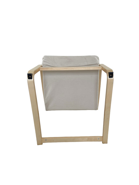 Nordvik Πολυθρόνα Μπεζ 60x71x105cm