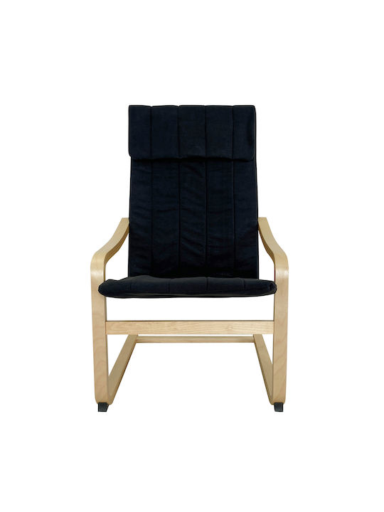 Sessel Black 60x71x105cm