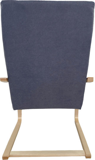 Nordvik Πολυθρόνα Γκρι 60x71x105cm