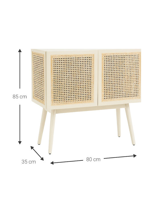 Cyrene Wooden Console Table L80xW35xH85cm