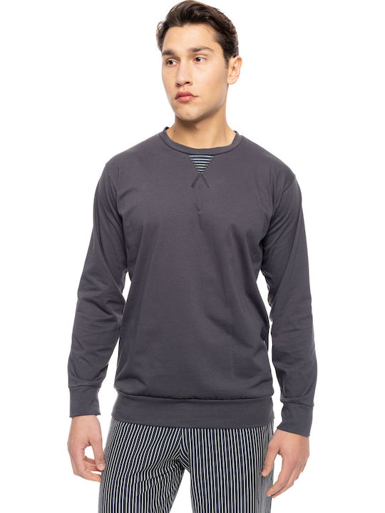 Ulisse Men's Winter Pajamas Set Stone Grey