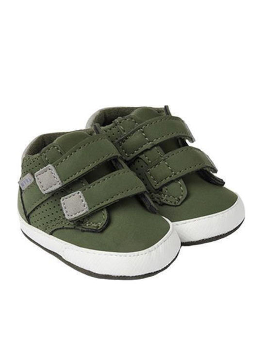 Mayoral Βρεφικά Sneakers Αγκαλιάς Χακί