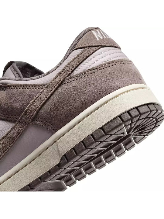 Dunk Low Retro Se Herren Sneakers Grey Leather