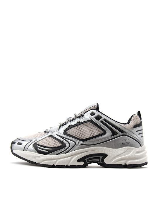 Ανδρικά Chunky Sneakers Ασημί