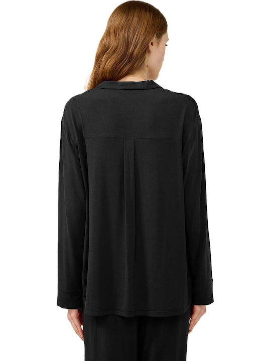 Vamp Sommer Damen Pyjama-Set Black