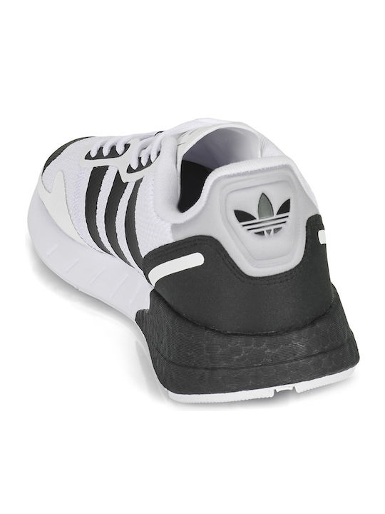adidas ZX 1K Boost Adidași Alb Noriu / Negru De Bază / Argintiu