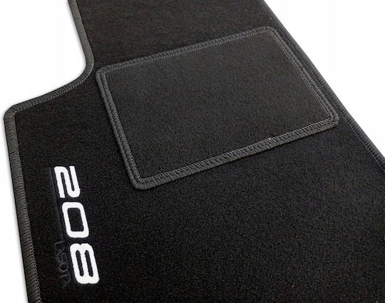 Me Premium Set of Front and Rear Mats 4pcs for Peugeot 208 2019 Black