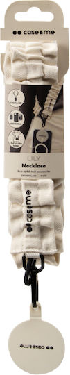 Sbs Case Me Neck Lanyard Fabric Volant Ivory