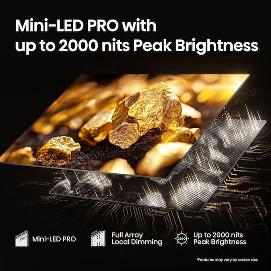 Hisense Smart Τηλεόραση 85" 4K UHD Mini LED U7Q HDR (2025) 85U7Q