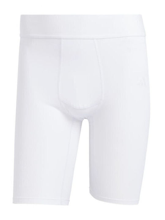 adidas Techfit Ανδρικό Αθλητικό Κολάν Κοντό Λευκό