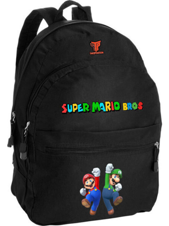 Takeposition School Bag Backpack Junior High-High School Black 24.1Liters