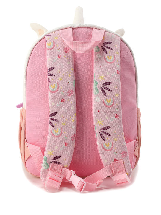 Sassi Junior Unicorn Unicorn Σχολική Τσάντα Πλάτης Νηπιαγωγείου Πολύχρωμη με Θήκη για Παγούρι