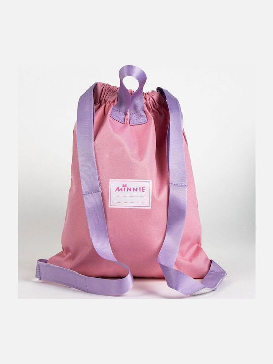 Backpack Strings Minnie Mouse Pink 27 X 33 Cm