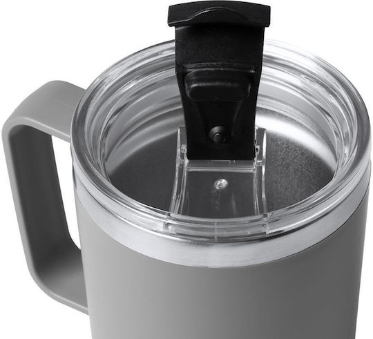 Next Ποτήρι Θερμός Ανοξείδωτο 600ml Γκρι