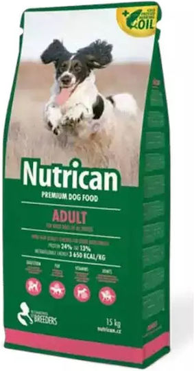 Nutrican Adult 15kg Trockenfutter für erwachsene Hunde mit Huhn
