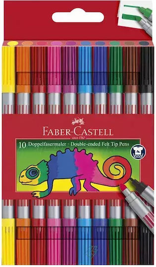 Faber-Castell 15111 Lavabili Markere de Desen Set 10buc