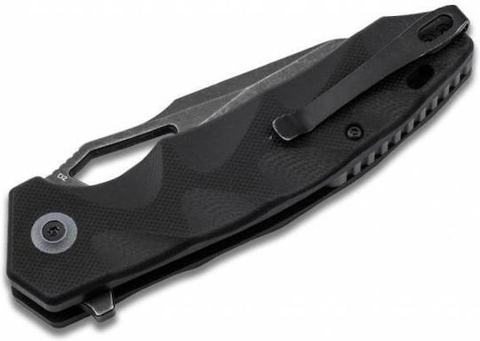 Boker Plus Kirke Μαχαίρι Μαύρο σε Θήκη