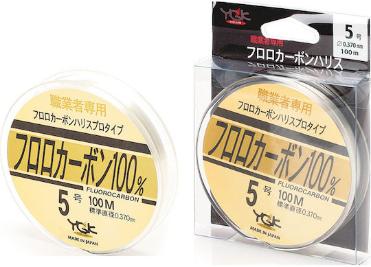 YGK Fluorocarbon Fishing Line Transparent 100m / 0.285mm