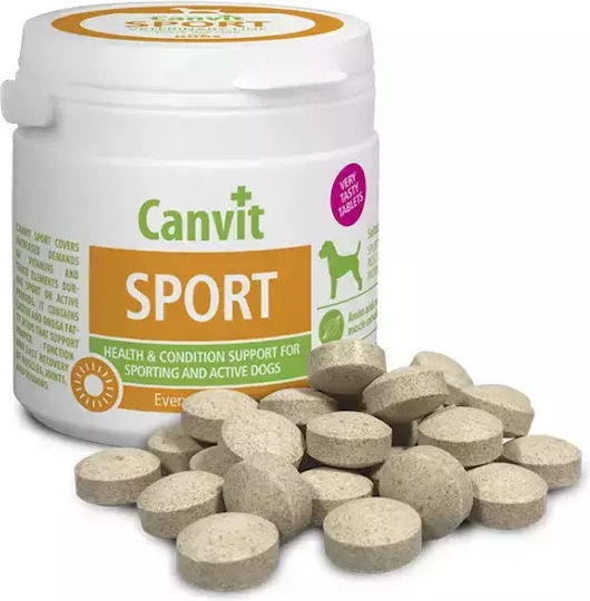 Canvit Sport Calciu pentru câini sub formă de pastile 100 filete
