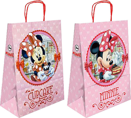 19-359 Join Τσαντα Δωρου Χαρτινη Minnie 32x24x10 Pink