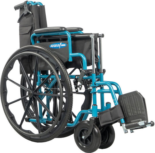 Mobiak Aegeus Rollstuhl 24" Einfacher Typ 43cm 0815003 Blau