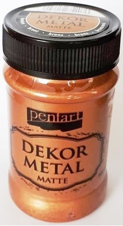 Pentart Dekor Metal Chalk Paint Bronze 100ml 35109